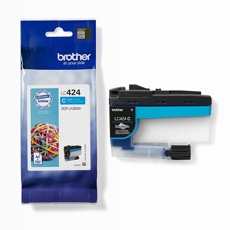 Cartuccia inchiostro ciano Brother LC424C