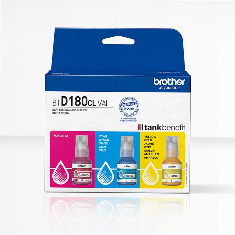 Inchiostri Originali Brother BTD180CLVAL - 5.000 Pagine