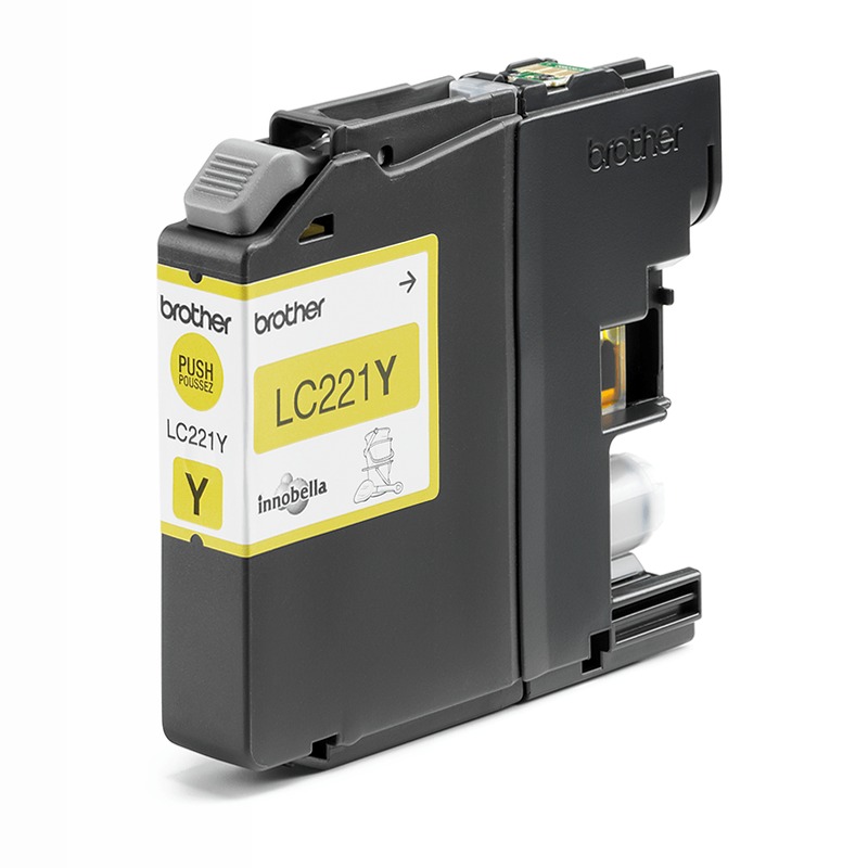 Cartuccia inchiostro giallo Brother LC221Y