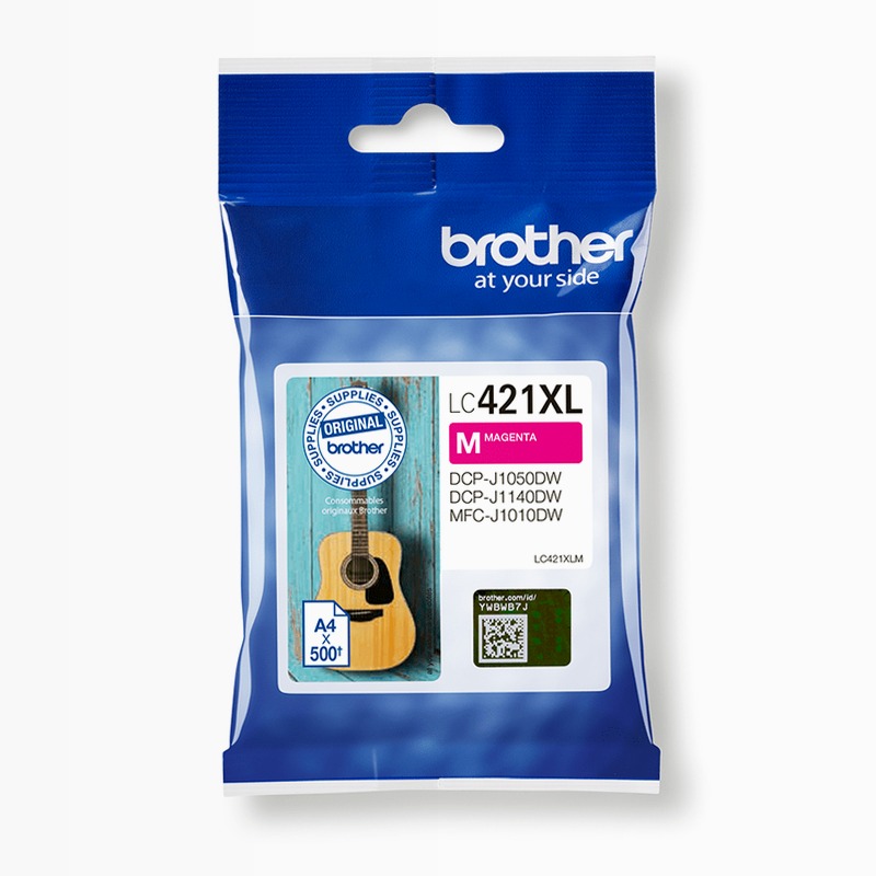 Cartuccia inchiostro magenta Brother LC421XLM