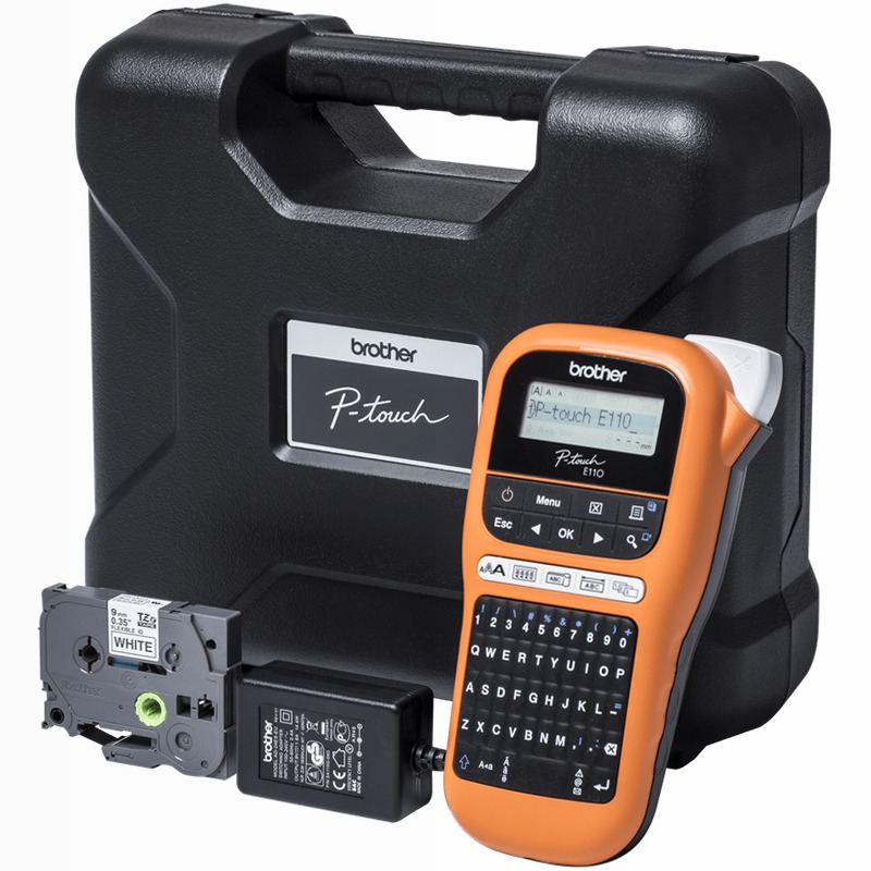 Etichettatrice professionale per elettricisti - Brother PT-E110VP