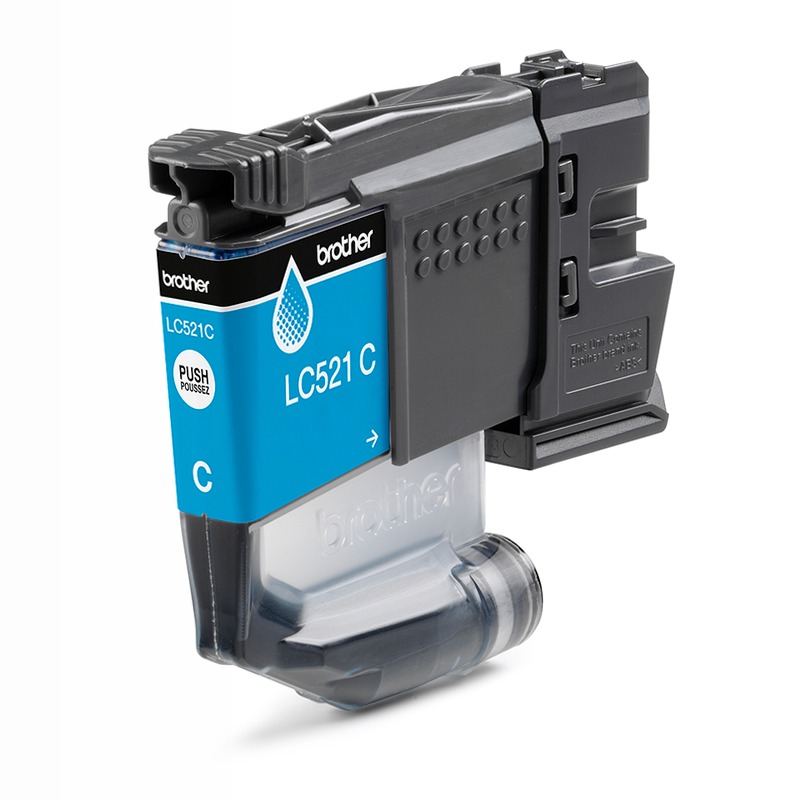 Cartuccia d'inchiostro ciano Brother LC521C