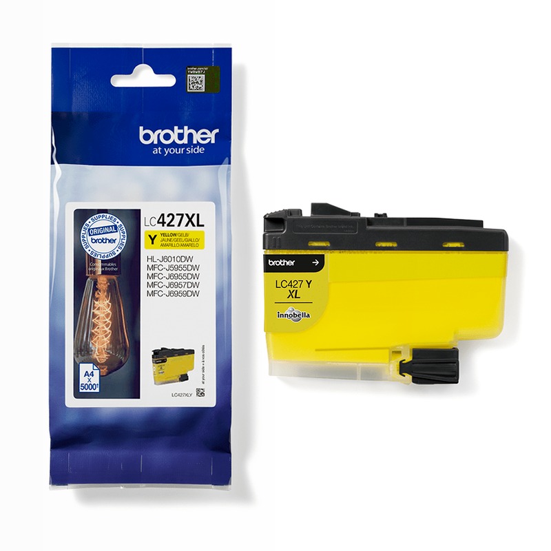 Cartuccia inchiostro giallo Brother LC427XLY