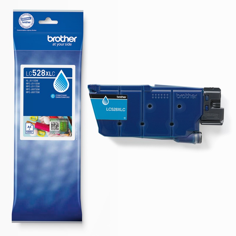 Cartuccia d'inchiostro ciano Brother LC528XLC