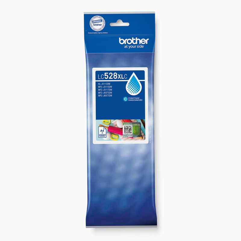 Cartuccia d'inchiostro ciano Brother LC528XLC