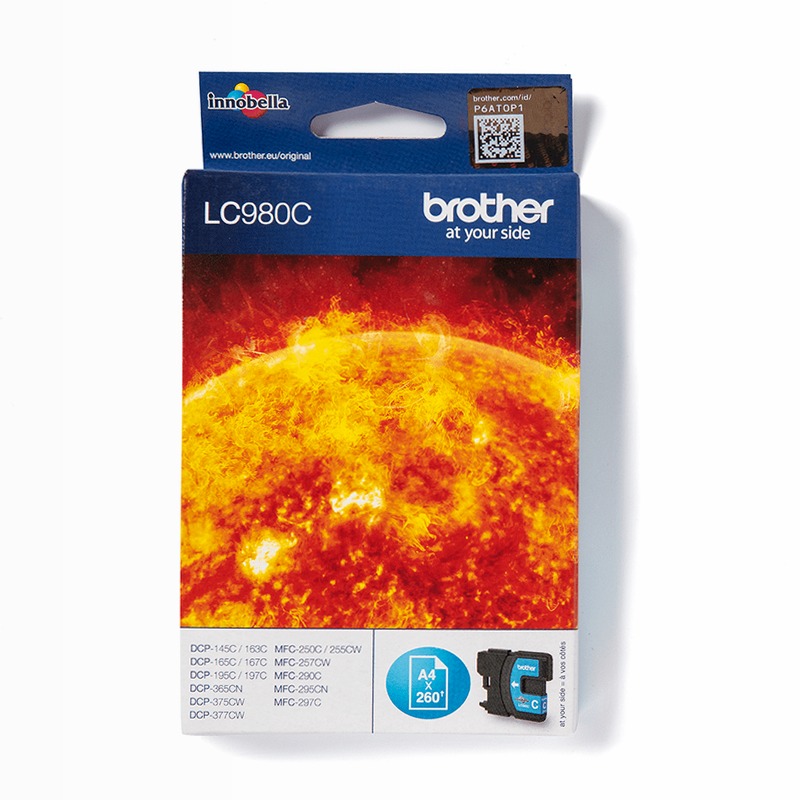 Cartuccia d’inchiostro nero Brother LC980C