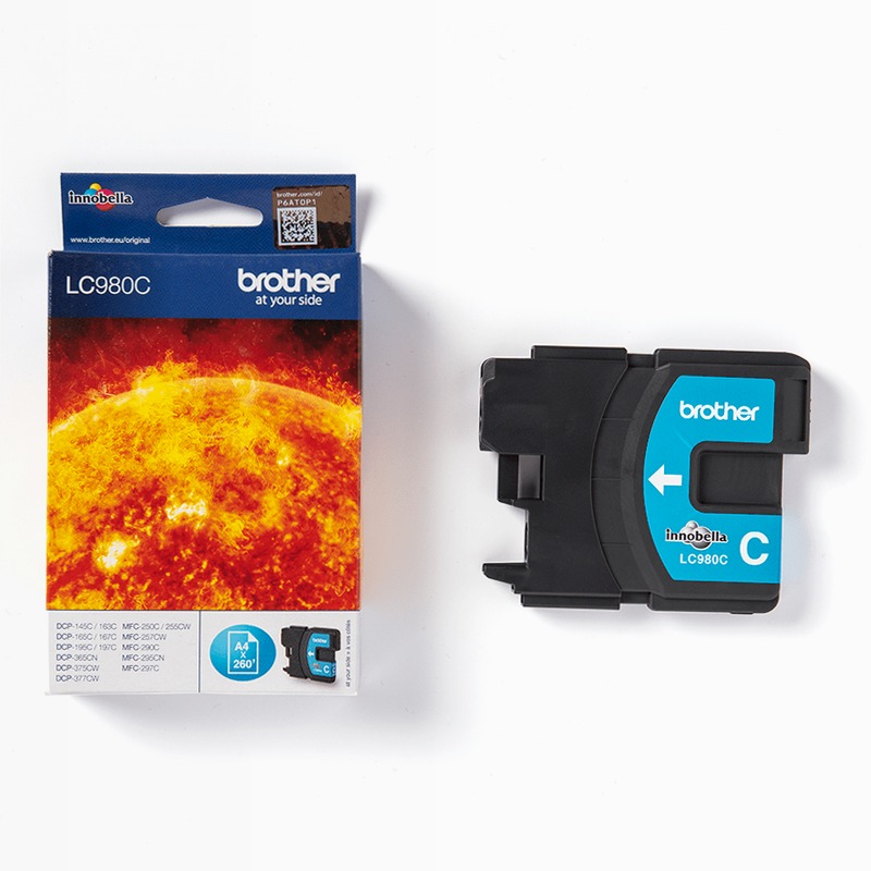 Cartuccia d’inchiostro nero Brother LC980C