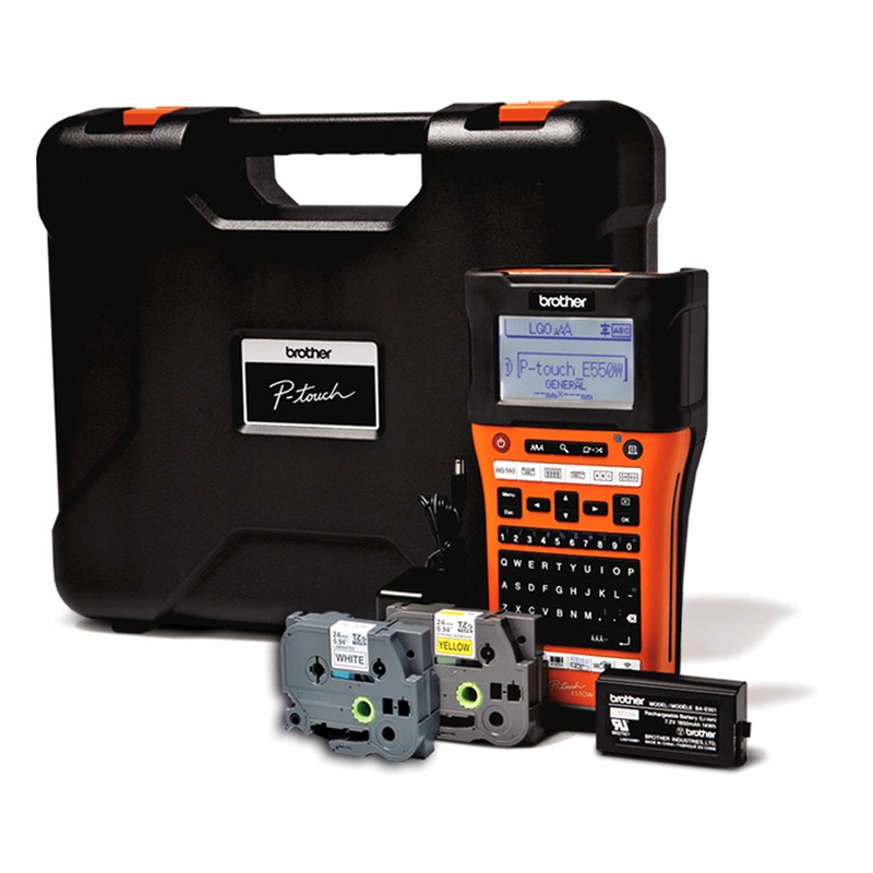 PT-E550WVP - Etichettatrice Wi-Fi per Elettroinstallatori