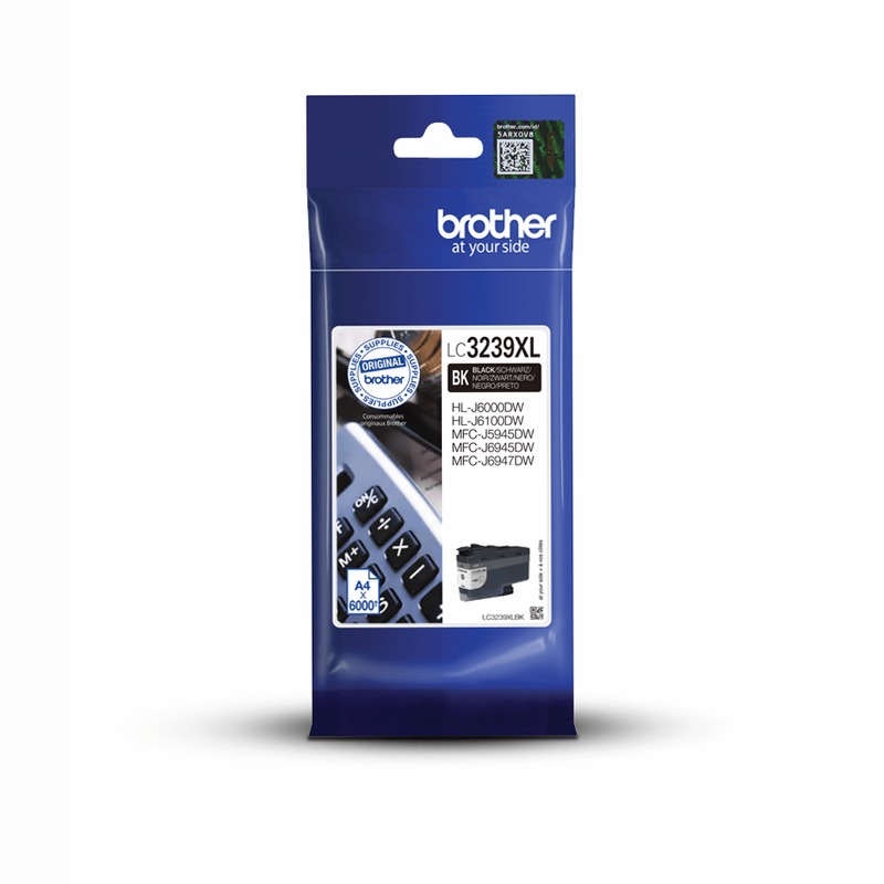 Cartuccia Inchiostro Nero Originale Brother LC3239XLBK