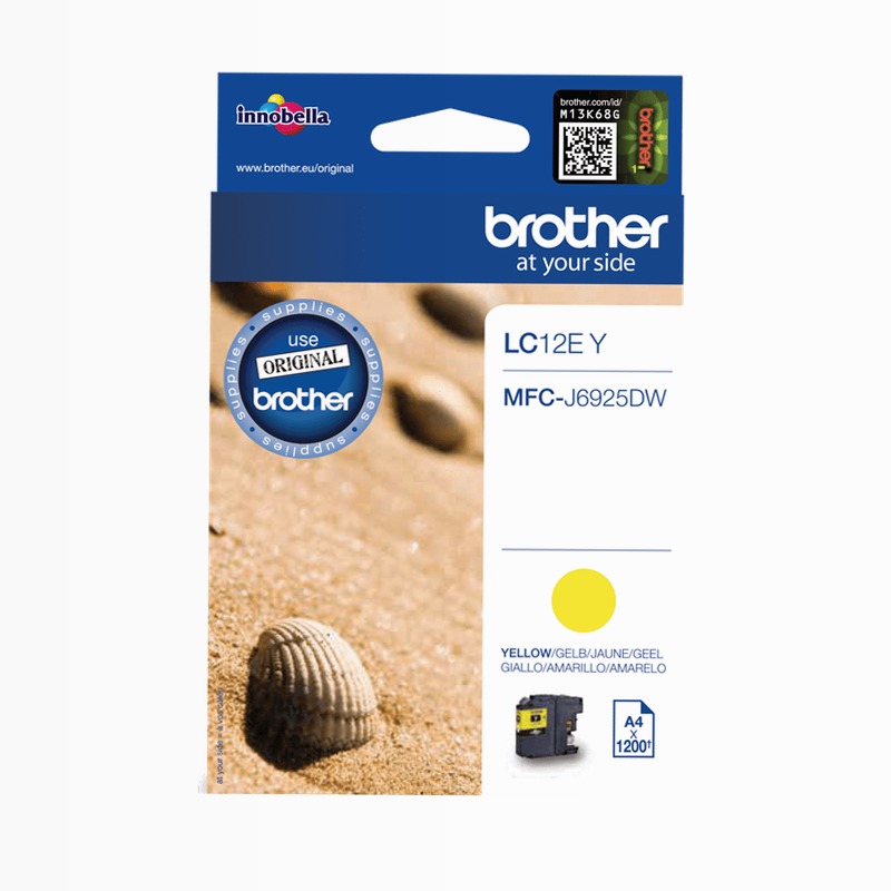 Cartuccia inchiostro Brother LC12EY giallo