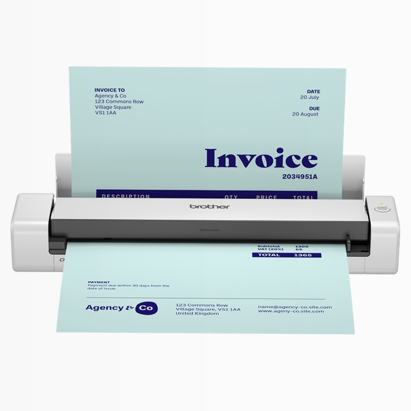 DS740De - Scanner Portatile per Ufficio e Viaggio