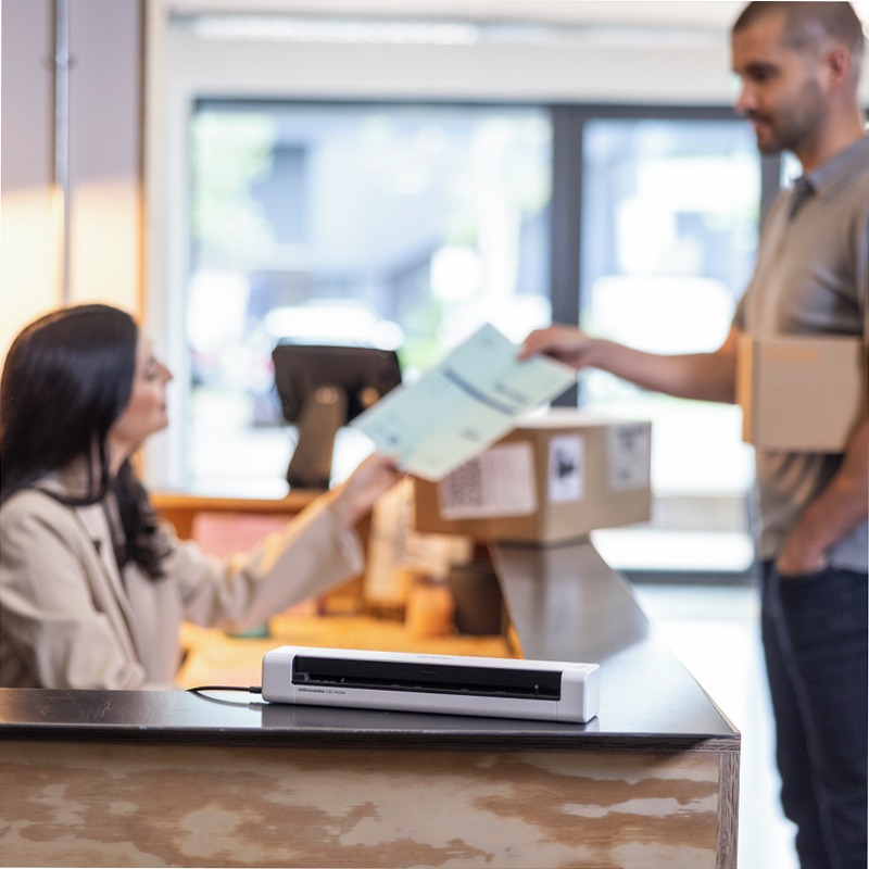 DS740De - Scanner Portatile per Ufficio e Viaggio