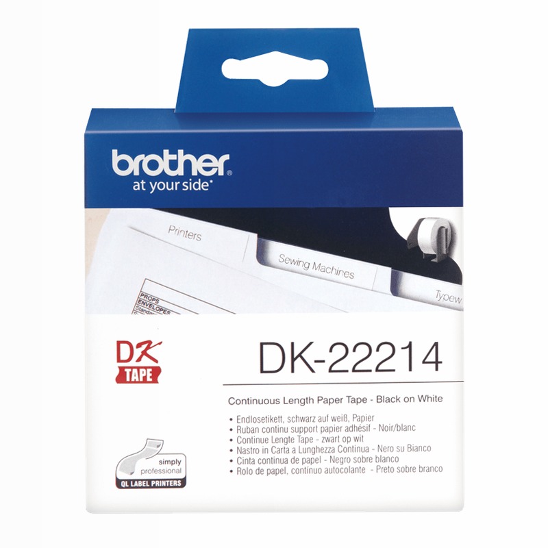 Etichette originali Brother DK22214
