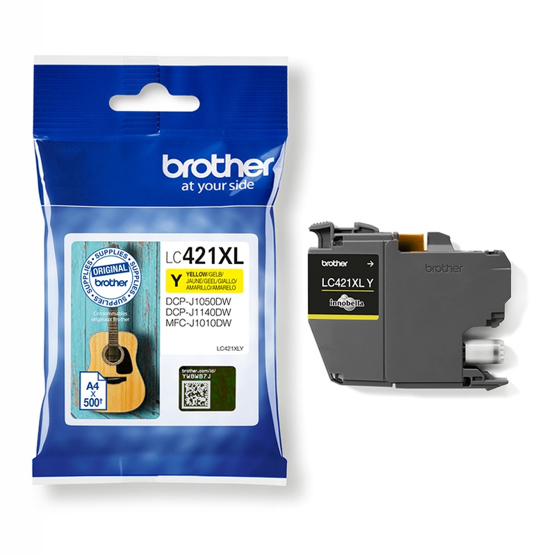 Cartuccia inchiostro giallo Brother LC421XLY