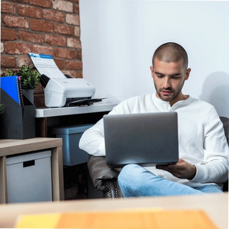 Scanner ADS-4100 Brother: Semplice e Intuitivo