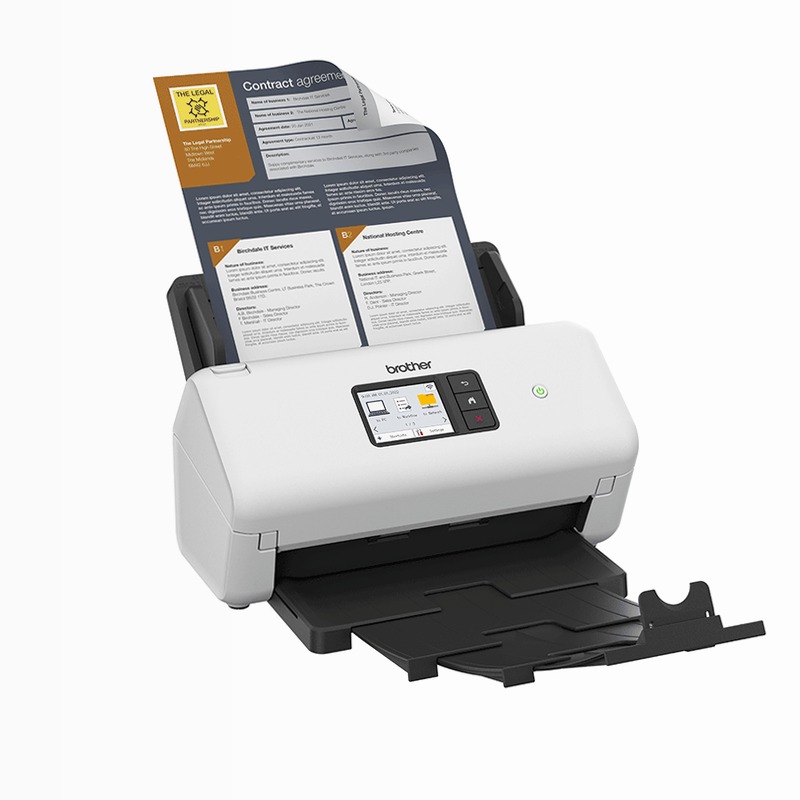 Scanner ADS4500W - Connettività Cablata e Wireless