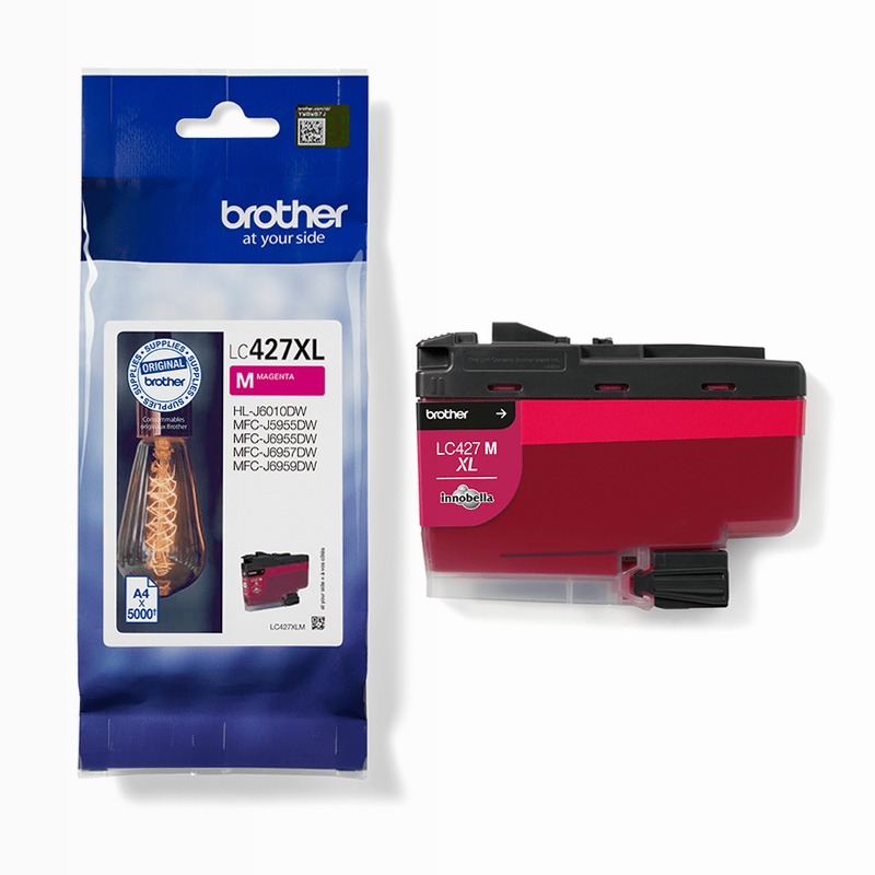 Cartuccia inchiostro magenta Brother LC427XLM