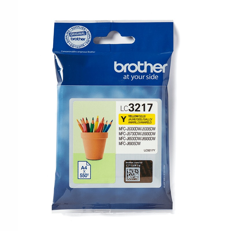 Cartuccia inchiostro giallo Brother LC3217Y