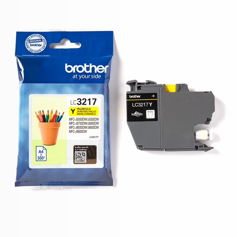 Cartuccia inchiostro giallo Brother LC3217Y