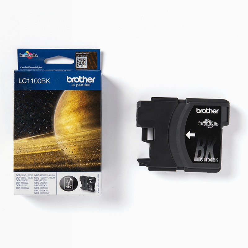 Cartuccia inchiostro nero Brother LC1100BK