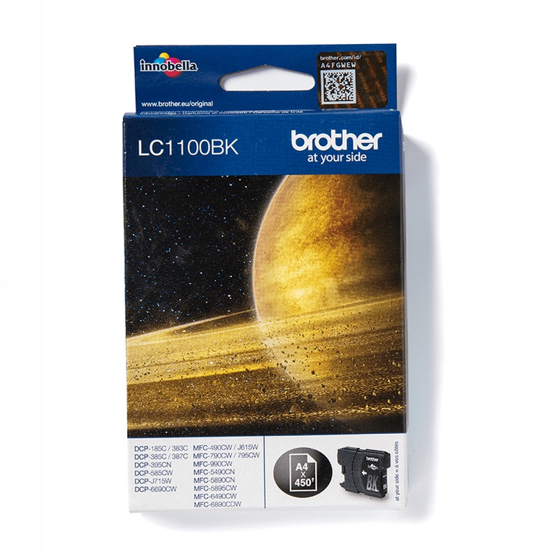 Cartuccia inchiostro nero Brother LC1100BK