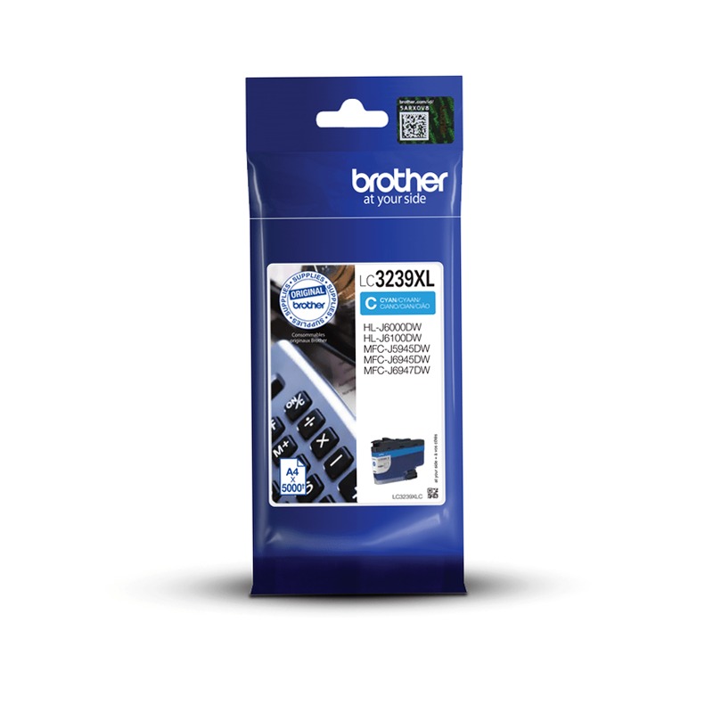 Cartuccia Inchiostro Ciano Originale Brother LC3239XLC