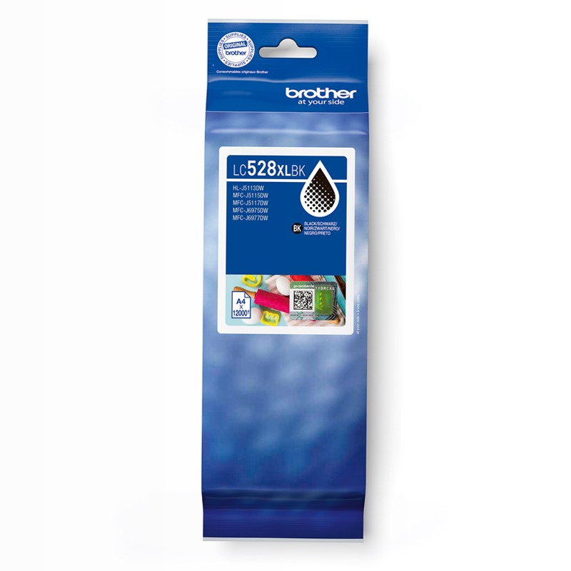 Cartuccia d'inchiostro nero Brother LC528XLBK