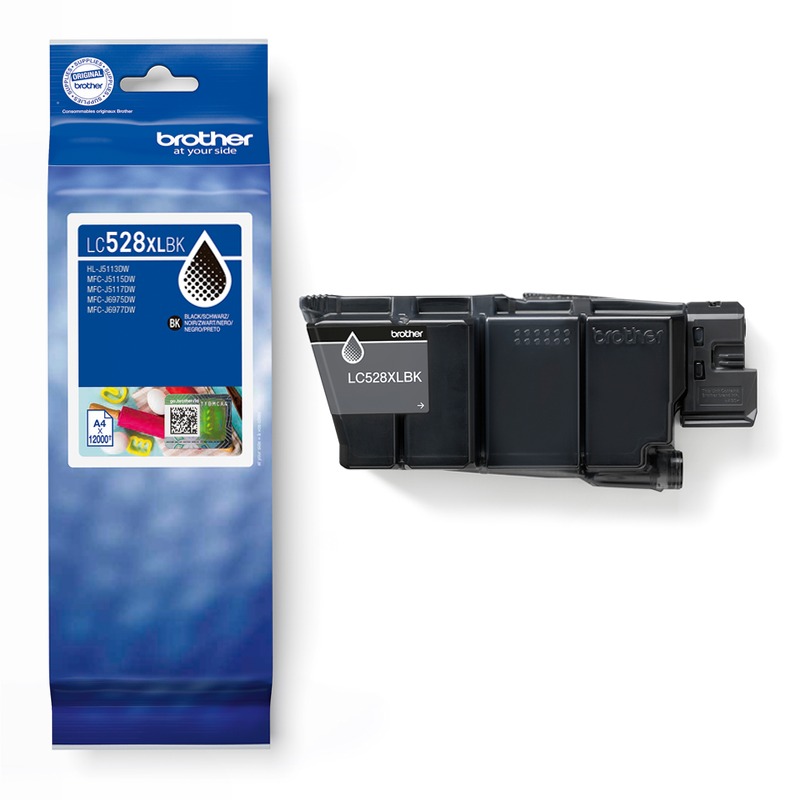 Cartuccia d'inchiostro nero Brother LC528XLBK