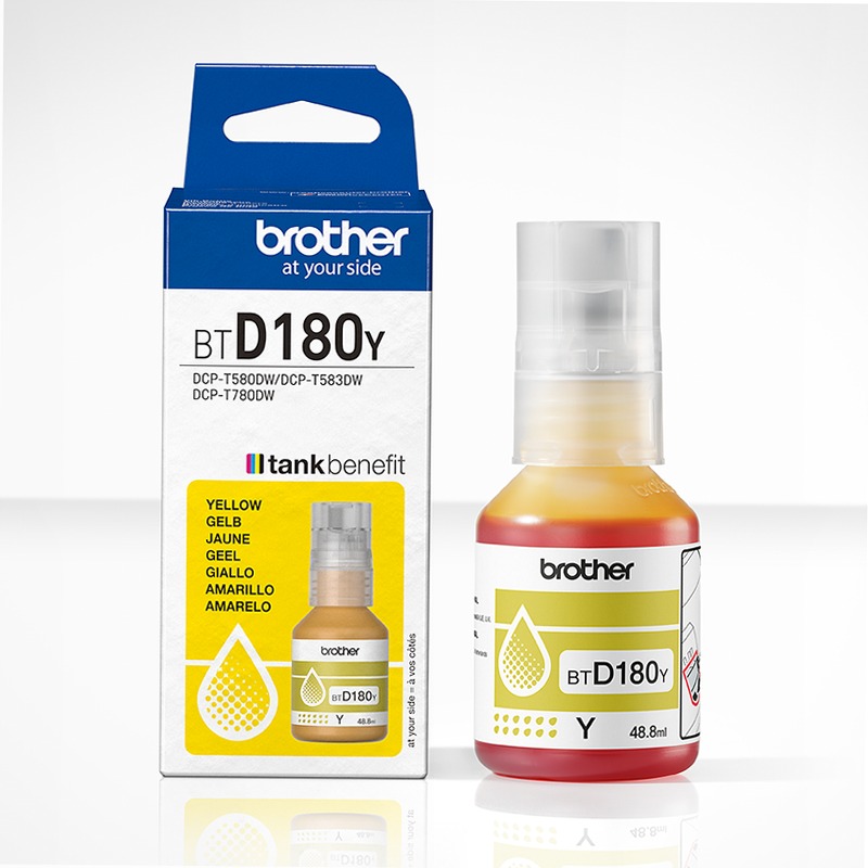 Inchiostro Originale Brother BTD180Y - Giallo