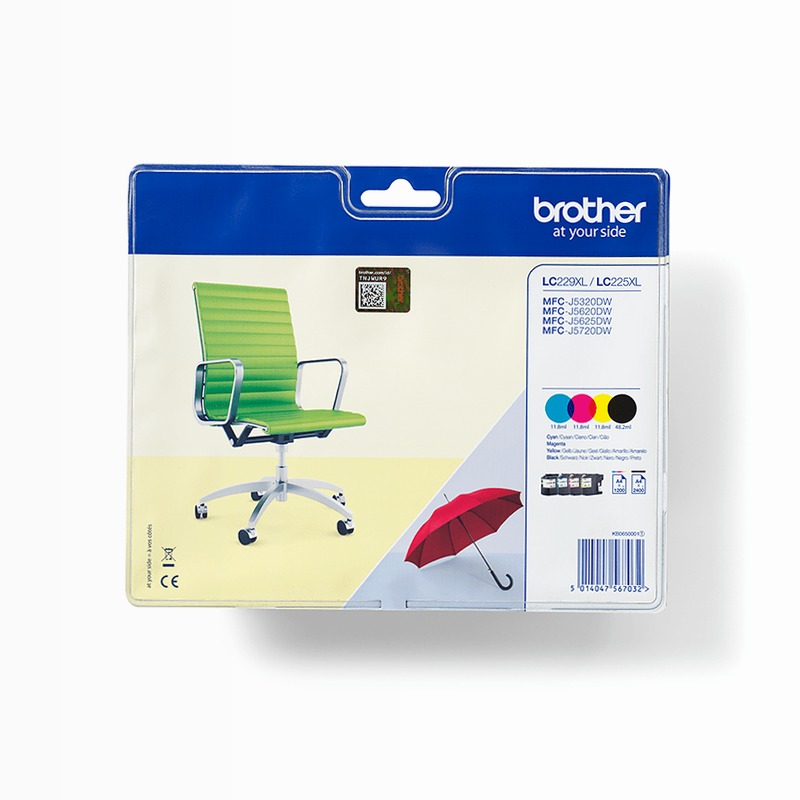 Cartucce Inchiostro Originali Brother LC229XLVALBP