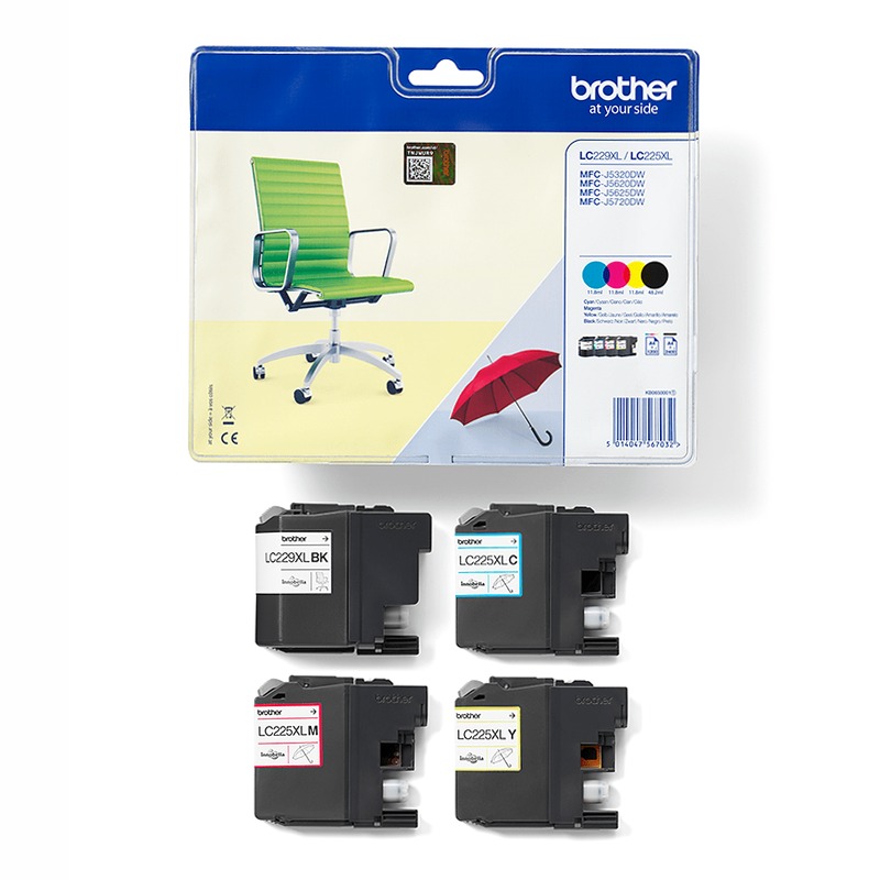 Cartucce Inchiostro Originali Brother LC229XLVALBP