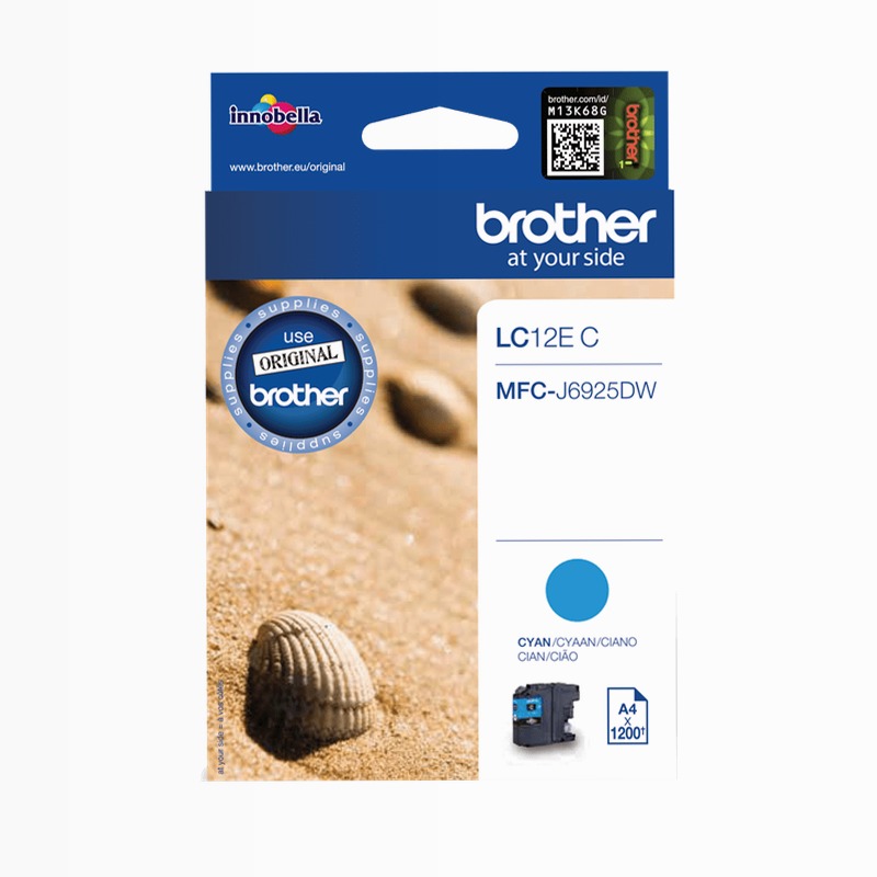 Cartuccia inchiostro ciano Brother LC12EC