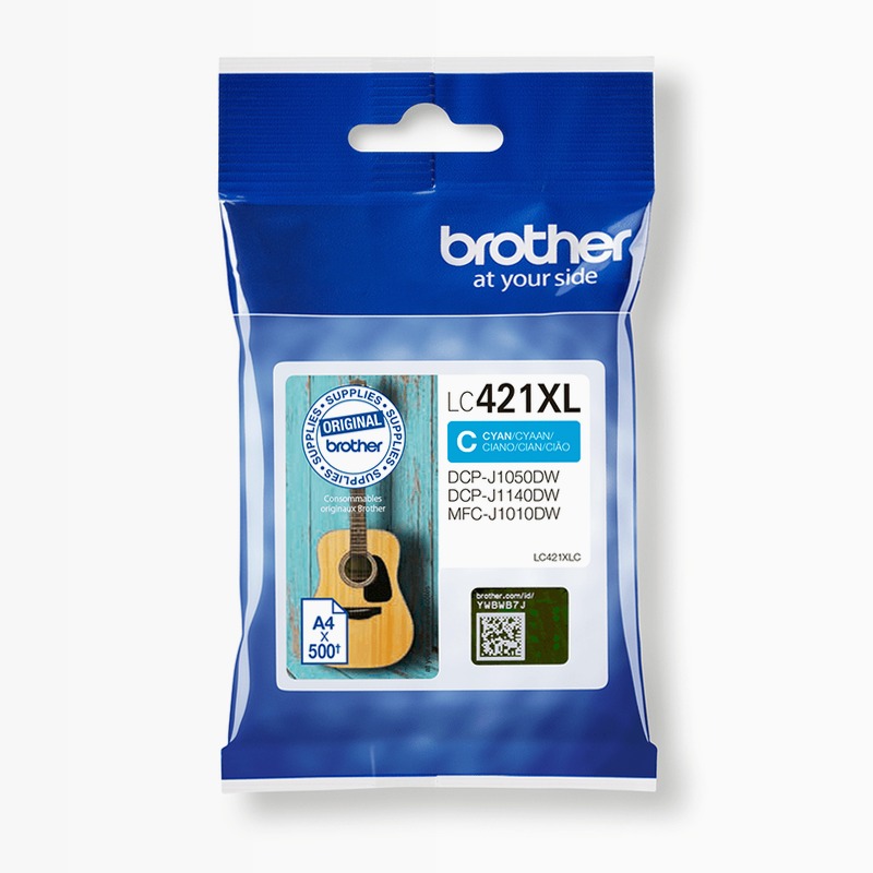 Cartuccia inchiostro ciano Brother LC421XLC