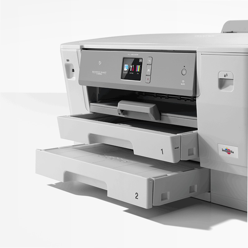 Stampante A3 Brother HL-J6000DW 500fogli Inkjet Cartucce 22ppm