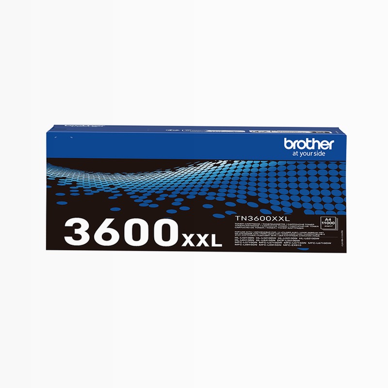 TN3600XXL - Cartuccia di Toner Nera Originale per Brother