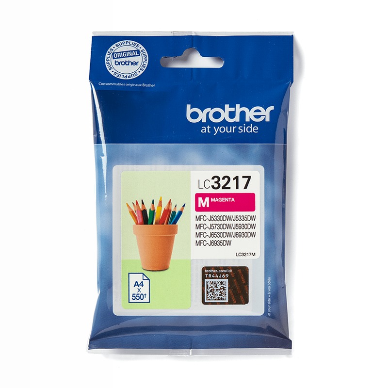 Cartuccia inchiostro magenta Brother LC3217M