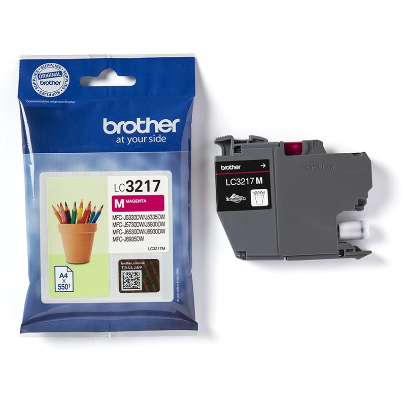 Cartuccia inchiostro magenta Brother LC3217M