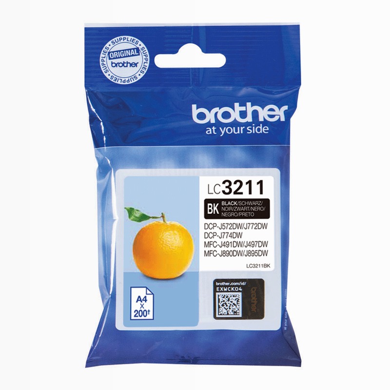 Cartuccia inchiostro nero Brother LC3211BK