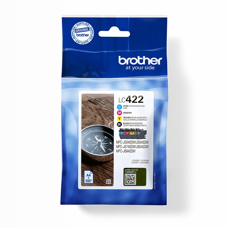 Cartucce d'inchiostro originali Brother LC422VAL