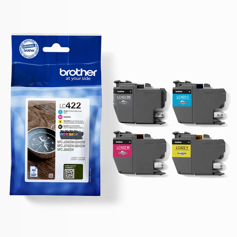 Cartucce d'inchiostro originali Brother LC422VAL