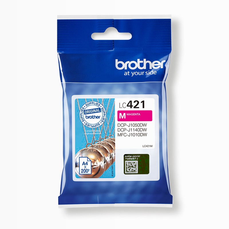 Cartuccia inchiostro magenta Brother LC421M