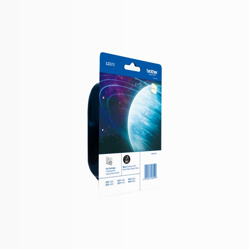 Cartuccia d'inchiostro nero Brother LC970BK