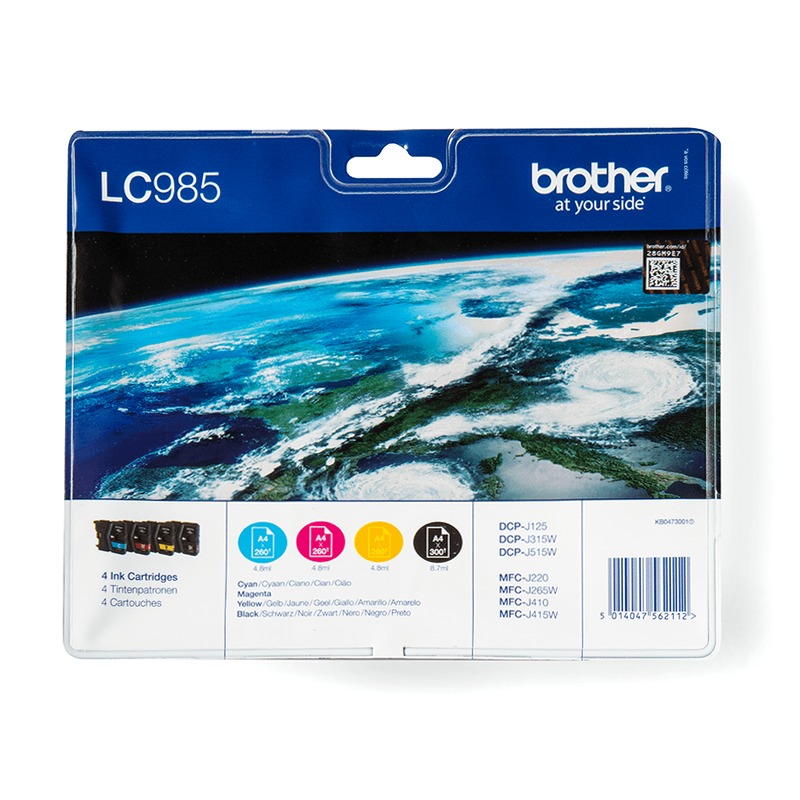 Cartucce d’inchiostro originali Brother LC985VALBP