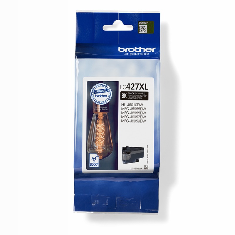 Cartuccia inchiostro nero Brother LC427XLBK
