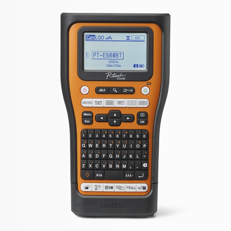 PTE560BTVP: Etichettatrice Elettrica con Display Retroilluminato Bluetooth