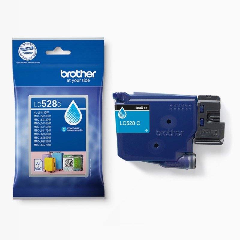 Cartuccia d'inchiostro ciano Brother LC528C