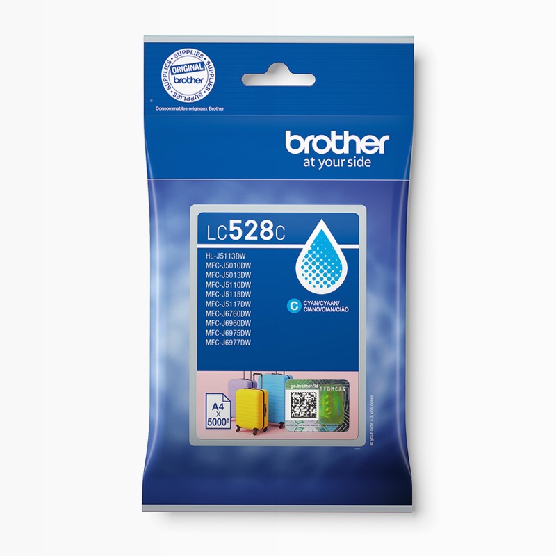 Cartuccia d'inchiostro ciano Brother LC528C