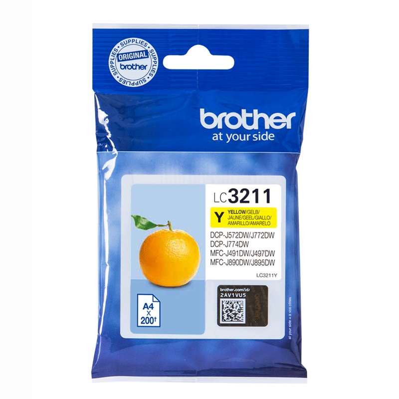 Cartuccia inchiostro giallo Brother LC3211Y