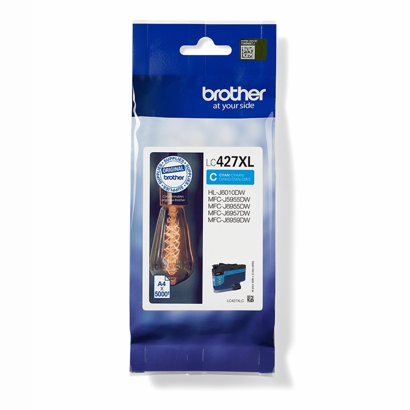 Cartuccia inchiostro ciano Brother LC427XLC