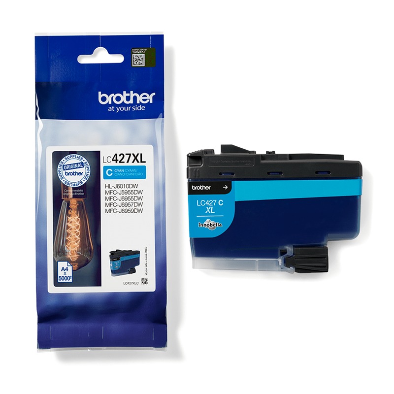 Cartuccia inchiostro ciano Brother LC427XLC